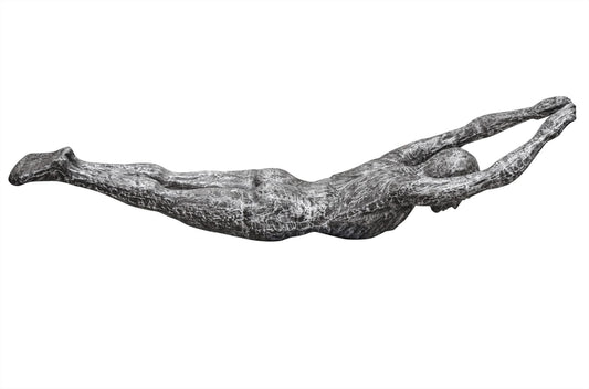 Aluminium beeld duiker 200 cm