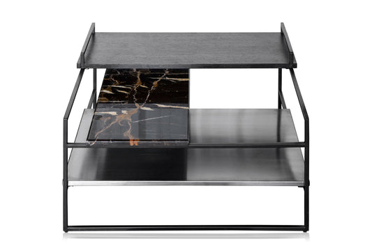Salontafel Architect Zwart 60x60x36,5 cm