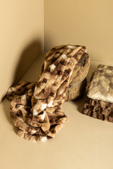 Plaid Geraldine Bruin 140x170 cm