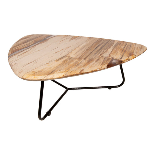 Salontafel Deeba Versteend Hout 95x85x36 cm 