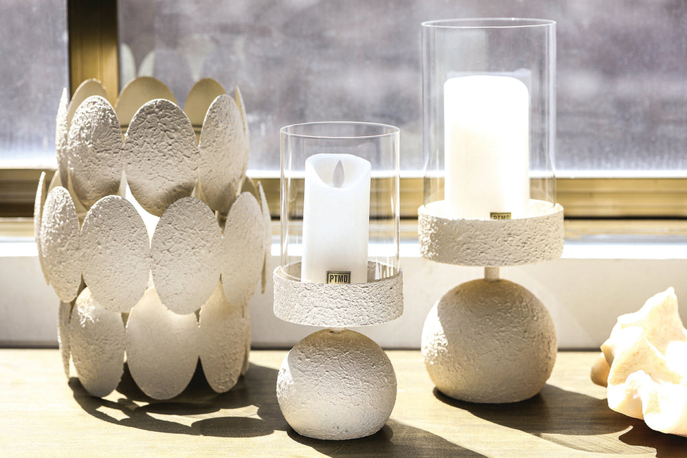 Metalen Windlicht Cheska 33 cm