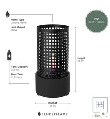 Tafelhaard Camps Bay zwart