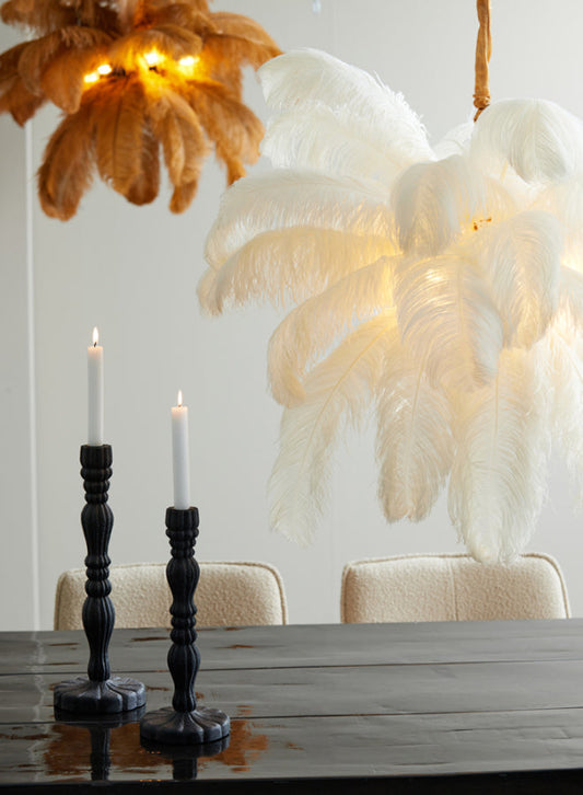 Witte FEATHER hanglamp