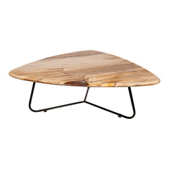 Salontafel Deeba Versteend Hout 95x85x36 cm 