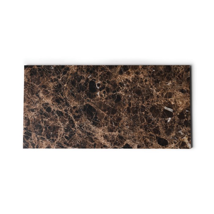 Marmer dienblad bruin 20x40cm