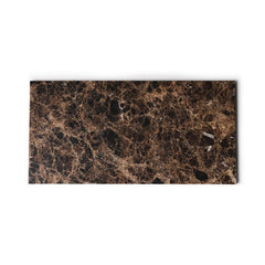 Marmer dienblad bruin 20x40cm