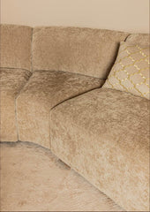 Lujo Bank Crème Ottoman rechts