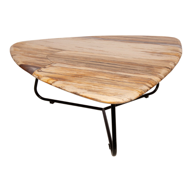 Salontafel Deeba Versteend Hout 95x85x36 cm 