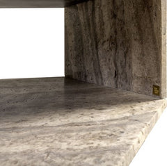 Hexx Salontafel Grijs Travertin