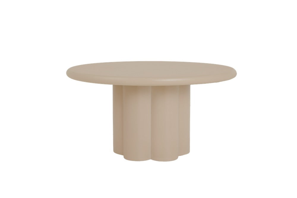 Ronde betonlook eettafel Melzo beige