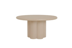 Ronde betonlook eettafel Melzo beige
