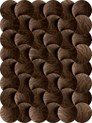 Vloerkleed Grain Line Earthy Brown