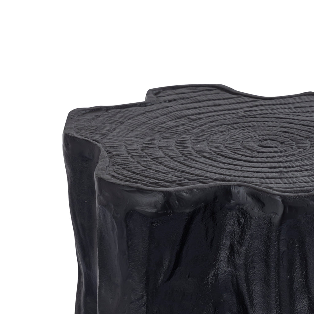 Aluminium boomstronktafel Fennah zwart