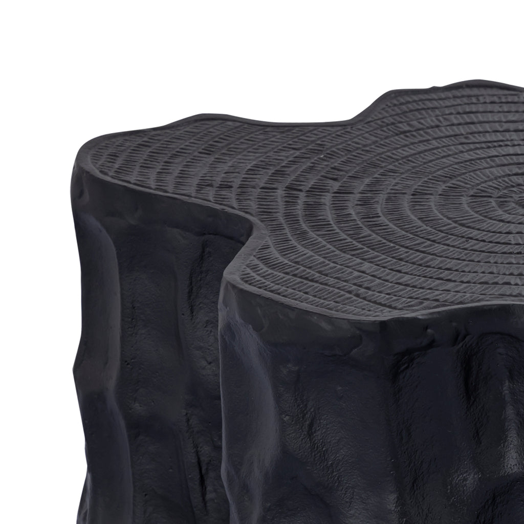 boomstronktafel Fennah zwart