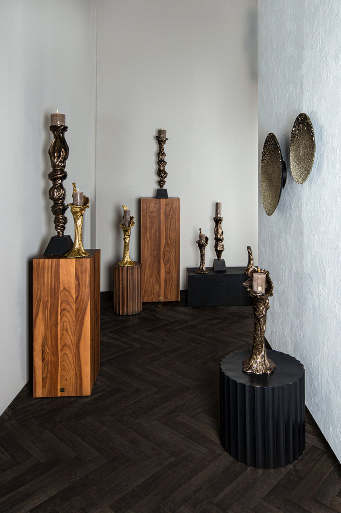 Mataly Goudkleurige Kandelaar 56.6 cm