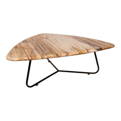 Salontafel Deeba Versteend Hout 95x85x36 cm 