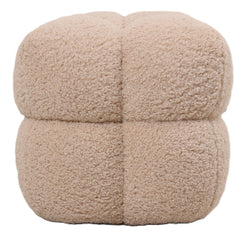 Beige teddy bankje