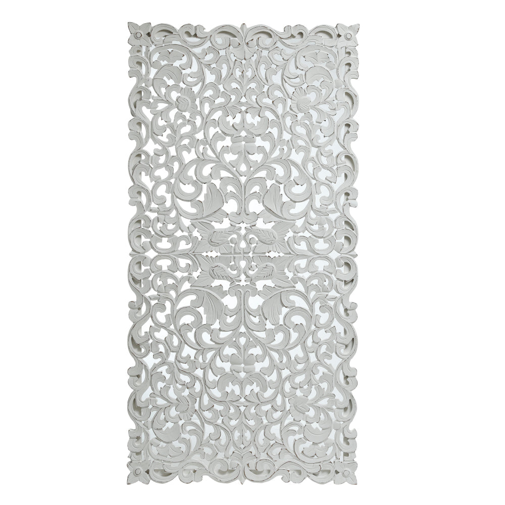 Livvy Wit Antiek Wandpaneel 80x160cm