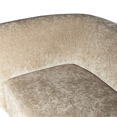 2-zits element links Lujo Modulaire bank Crème