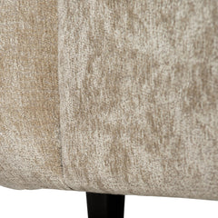 2-zits element links Lujo Modulaire bank Crème