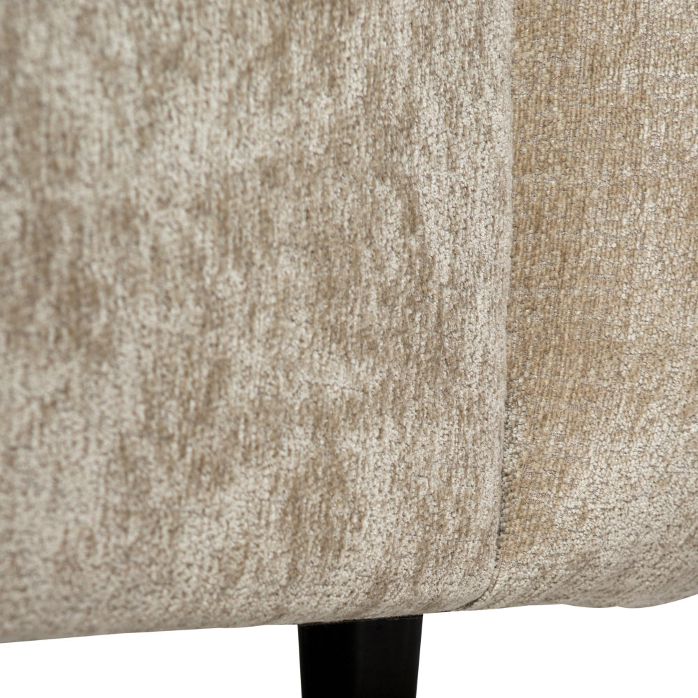 2-zits element rechts Lujo Modulaire bank Crème