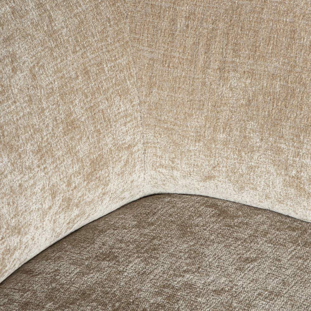 2-zits element rechts Lujo Modulaire bank Crème