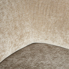 2-zits element rechts Lujo Modulaire bank Crème