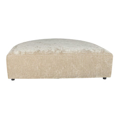 Voetenbank Lujo Modulaire bank Crème