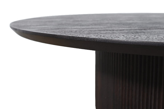 Ronde houten eettafel Xelle