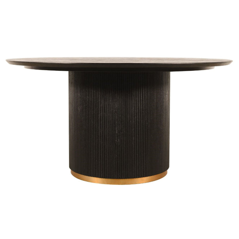 Ronde houten eettafel Xelle