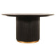 Ronde houten eettafel Xelle