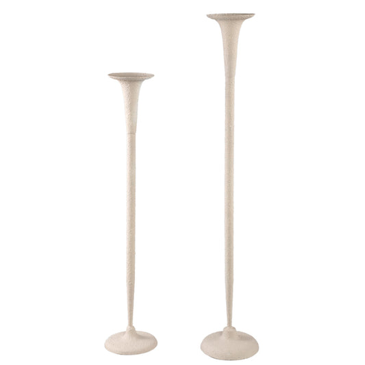 Set van 2 metalen kandelaars Krish 74.5 cm