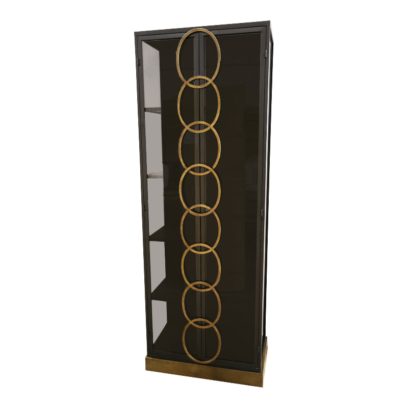 Zwart metalen kast Riho