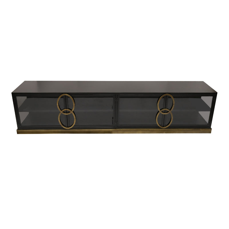 Zwart metalen dressoir