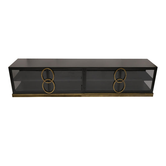 Zwart metalen dressoir