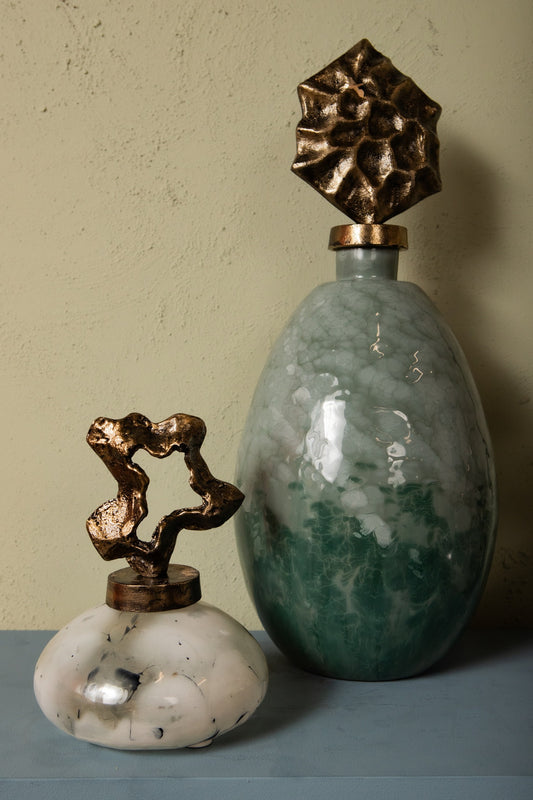 Decoratieve fles Cherisee Green 49 cm