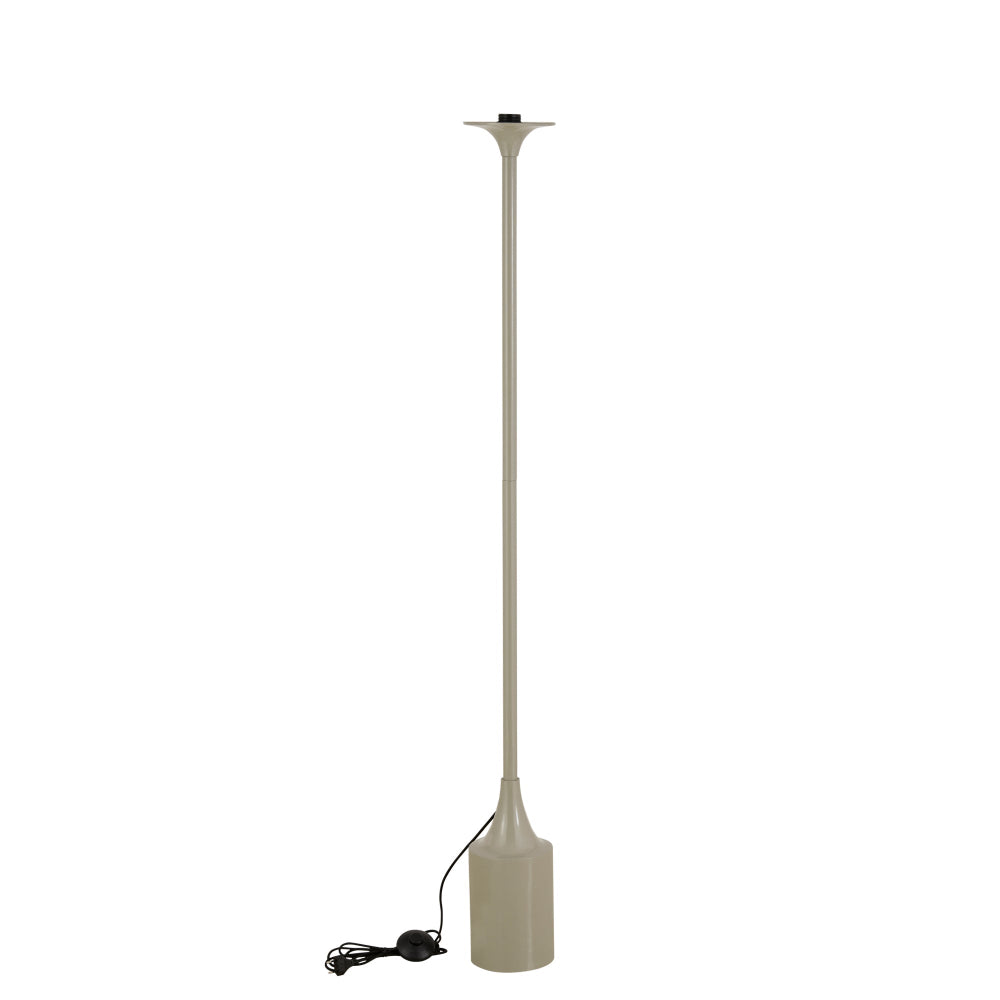 metalen vloerlamp