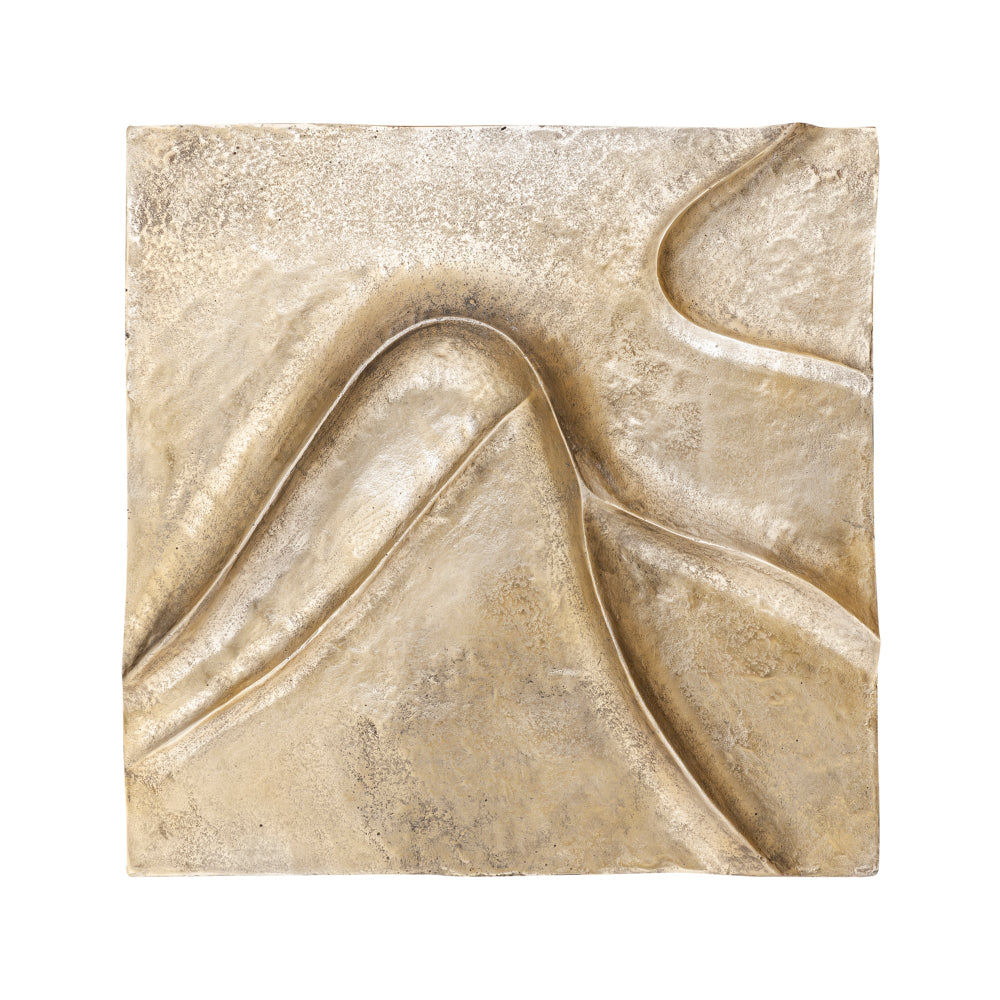 Aluminium wandpaneel Gihan Goud 70x70 cm