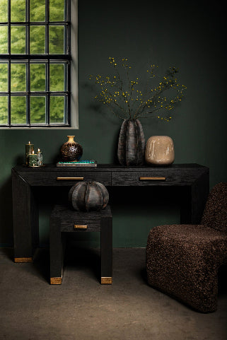 zwarte sidetable
