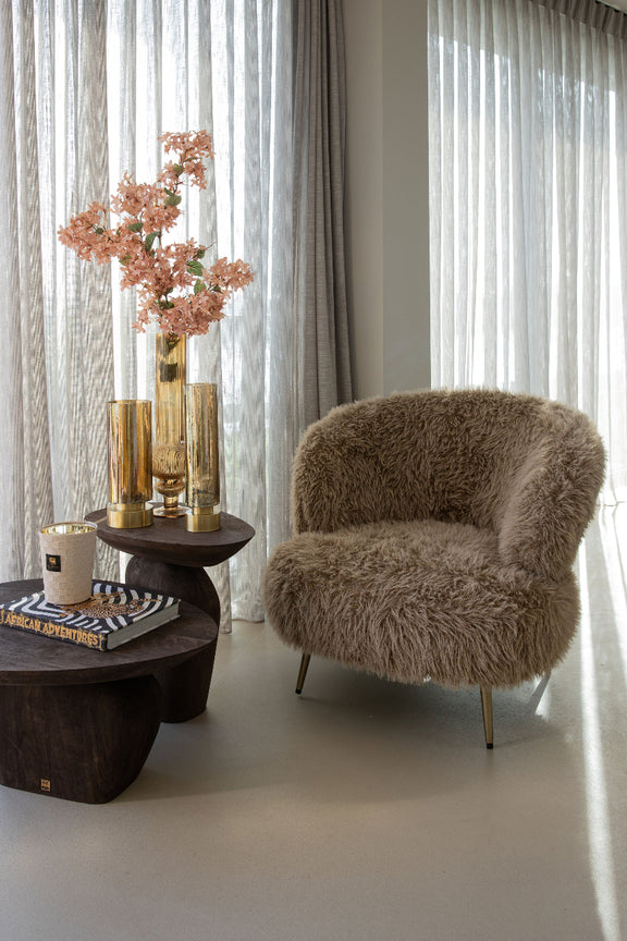 fauteuil met zachte bekleding