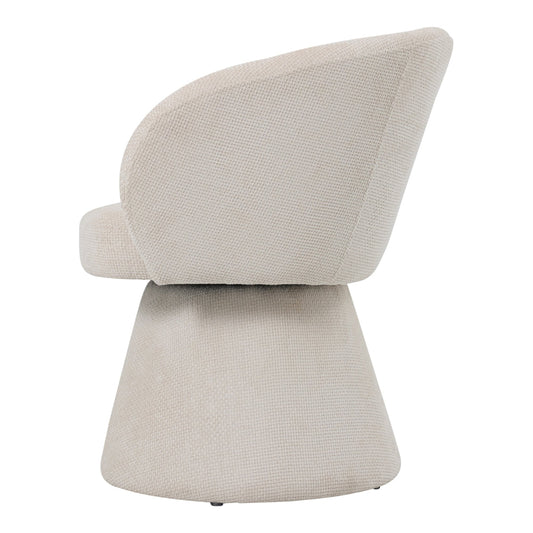 Crème eetkamerstoel/ fauteuil Hermes