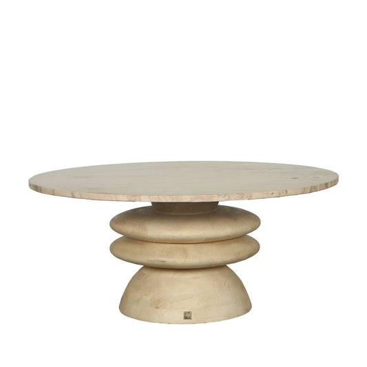 Salontafel Callain mangohout/marmer
