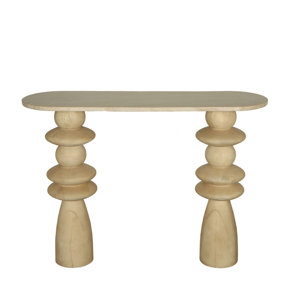 Side Table Callain mangohout/marmer