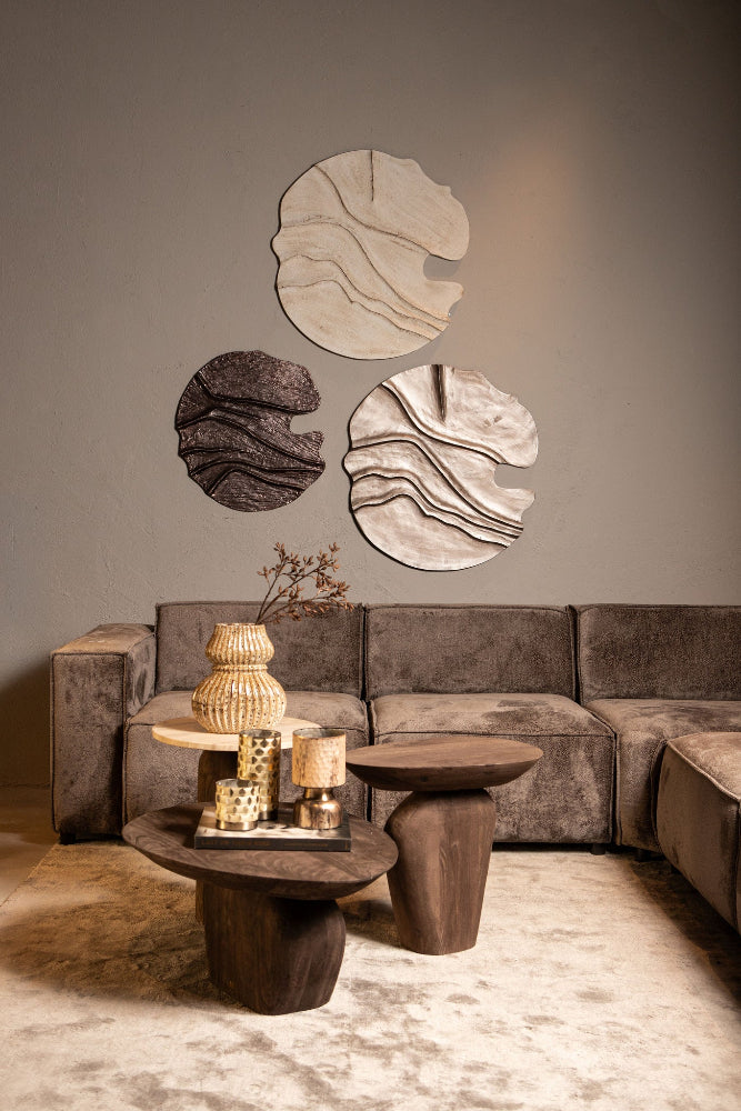 Aluminium wandpaneel Samraj brons 64x71 cm