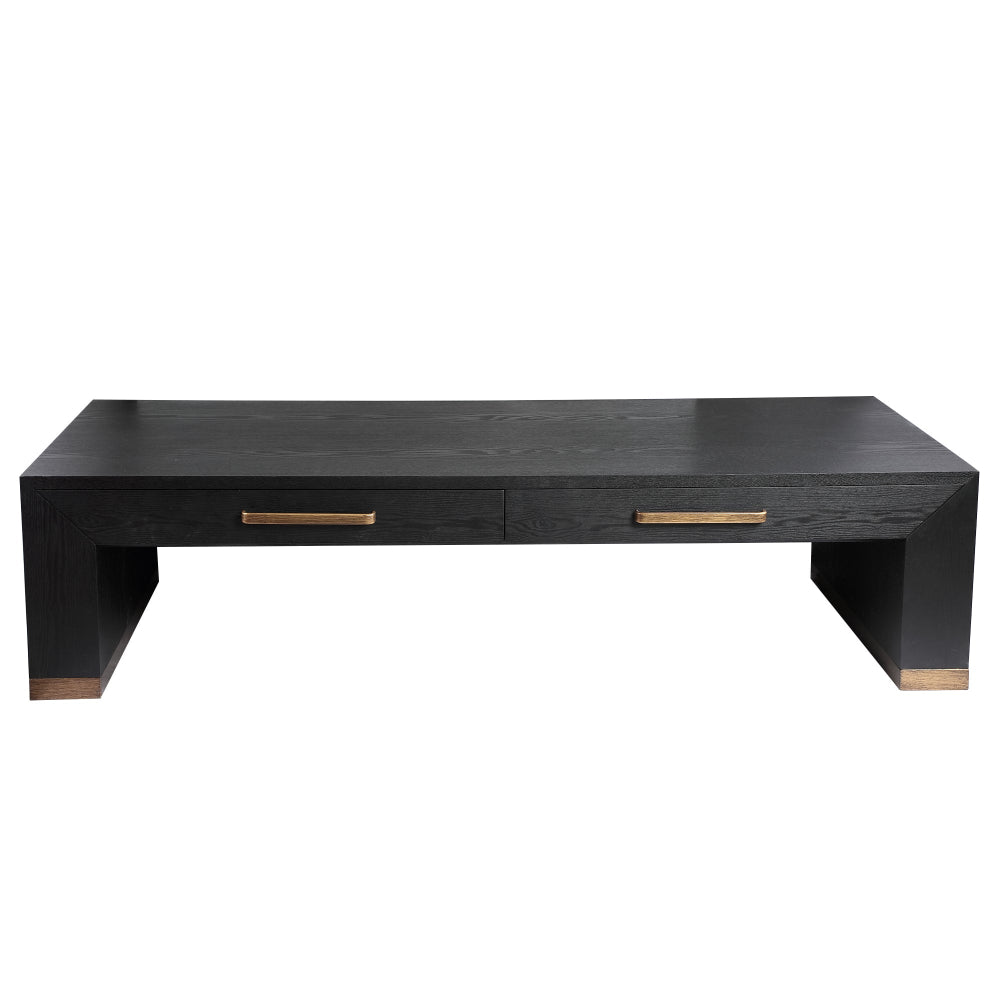 Salontafel Tiess Zwart met lades