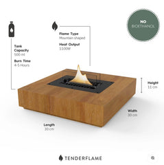 Tafelhaard Holly Naturel Eiken