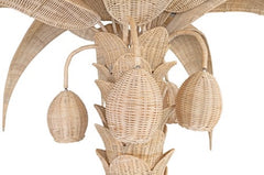 Rotan Palmboom Vloerlamp