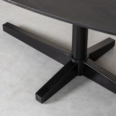 Ovalen eettafel Rosie 110x260x76 cm