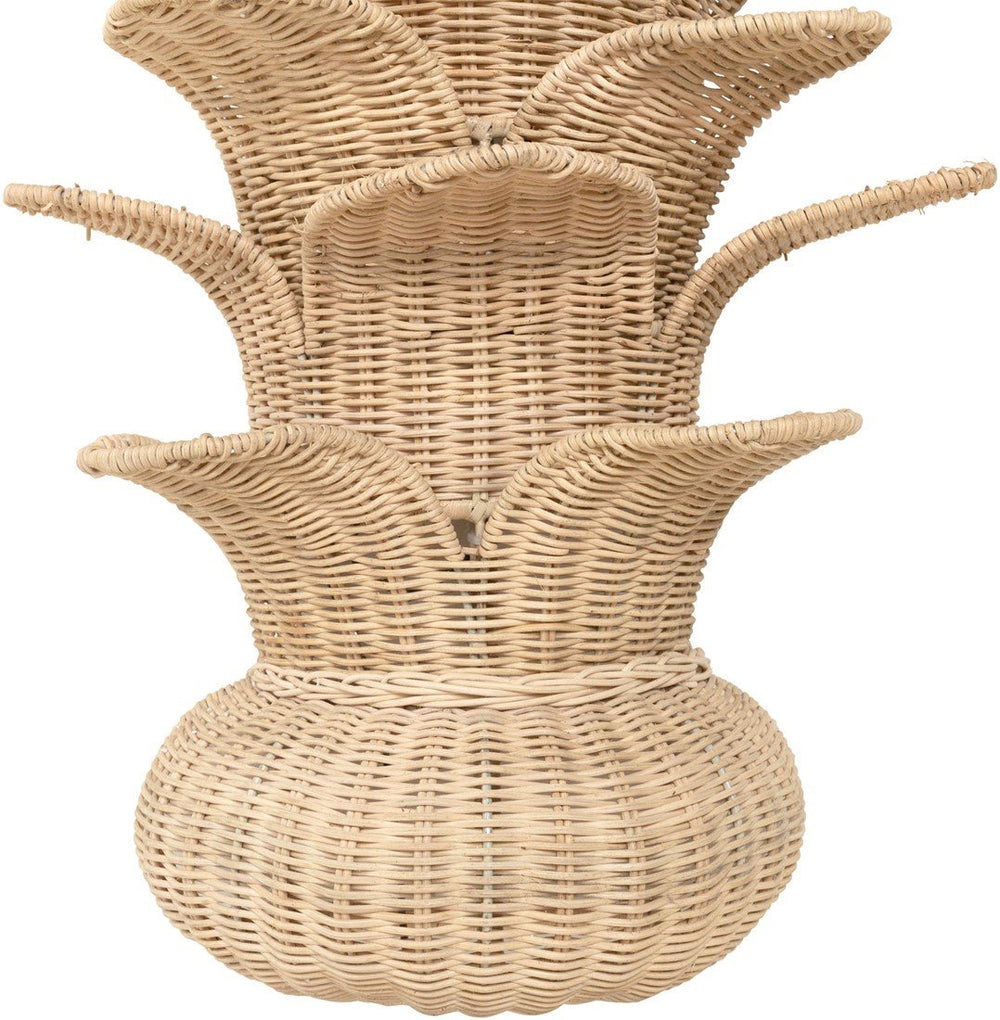 wandlamp rotan