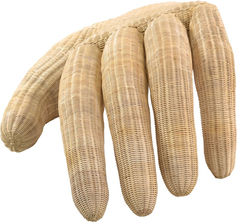 wanddecoratie van rotan